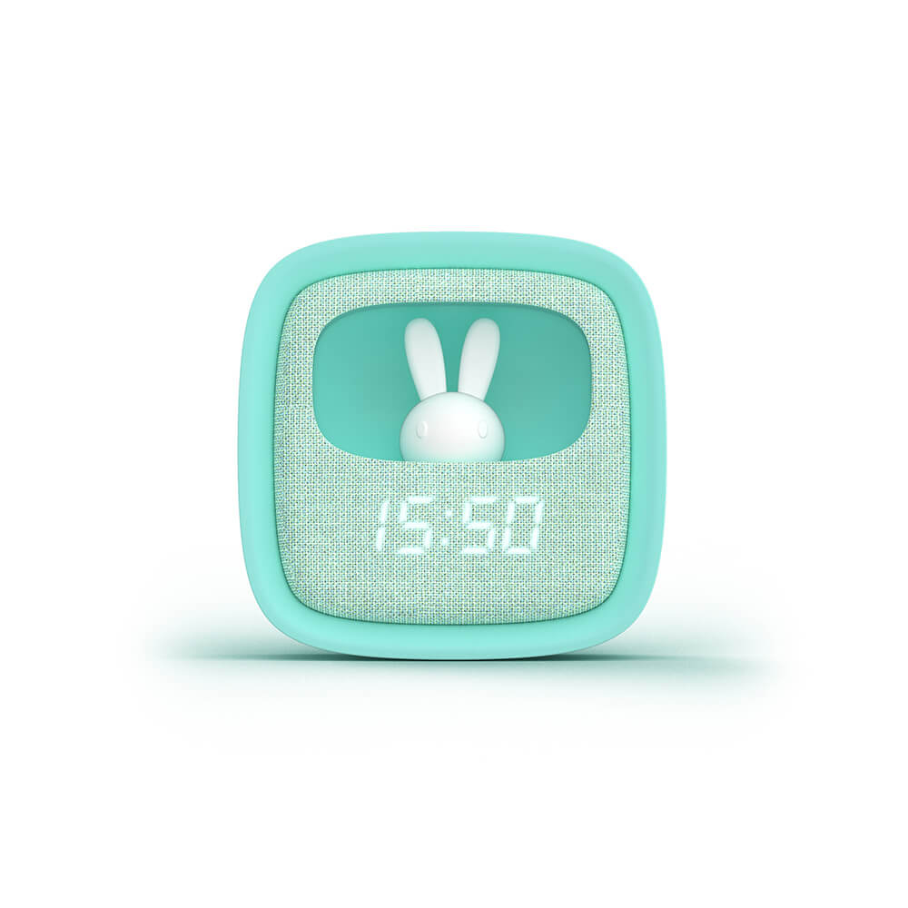 Väckarklocka med Nattlampa  Billy Clock Mintgrön