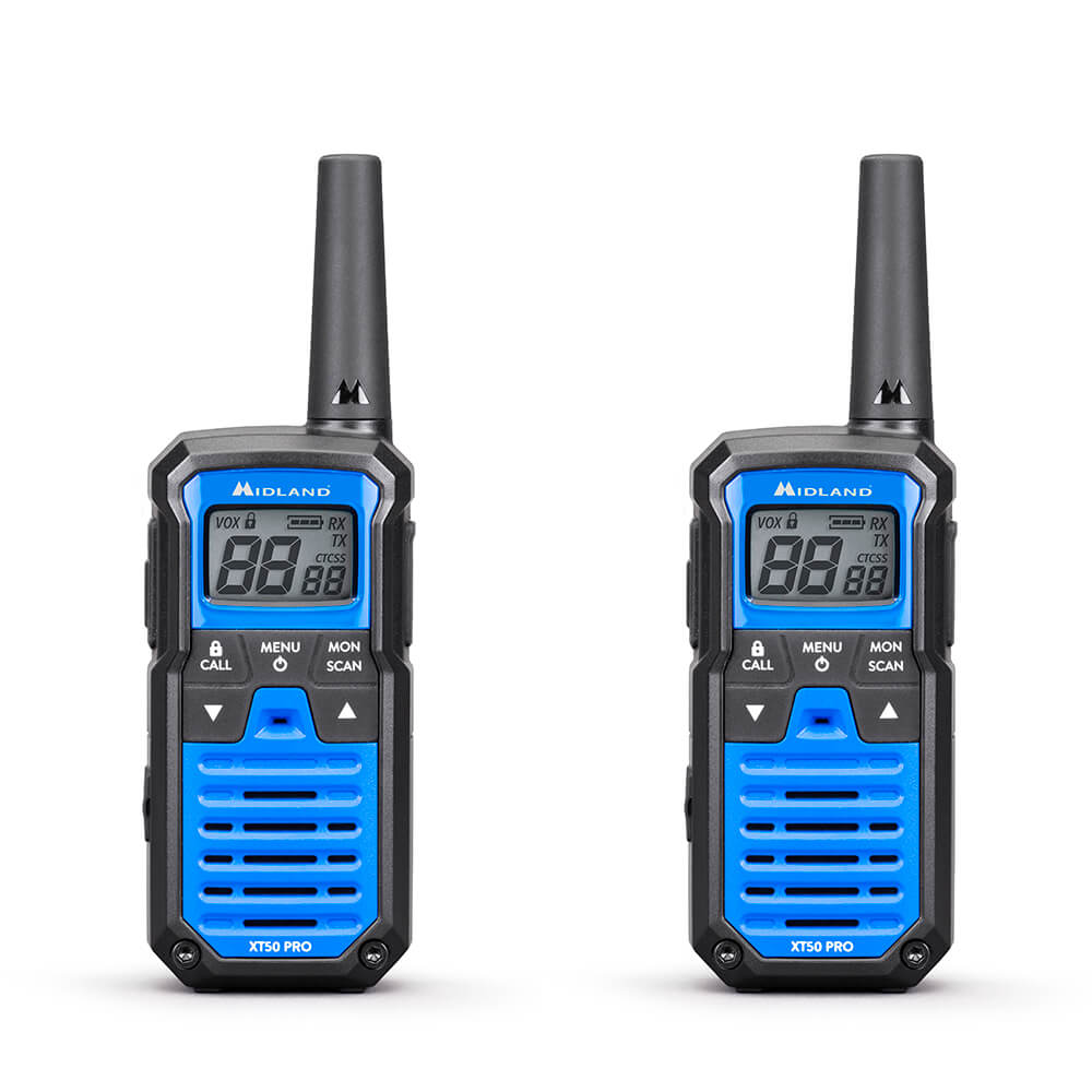 Walkie Talkie XT50 Pro Duo Svart/Blå
