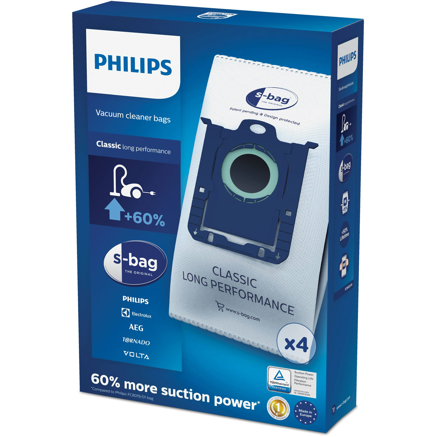 S-bag Dammsugare påsar Philips Orginal 