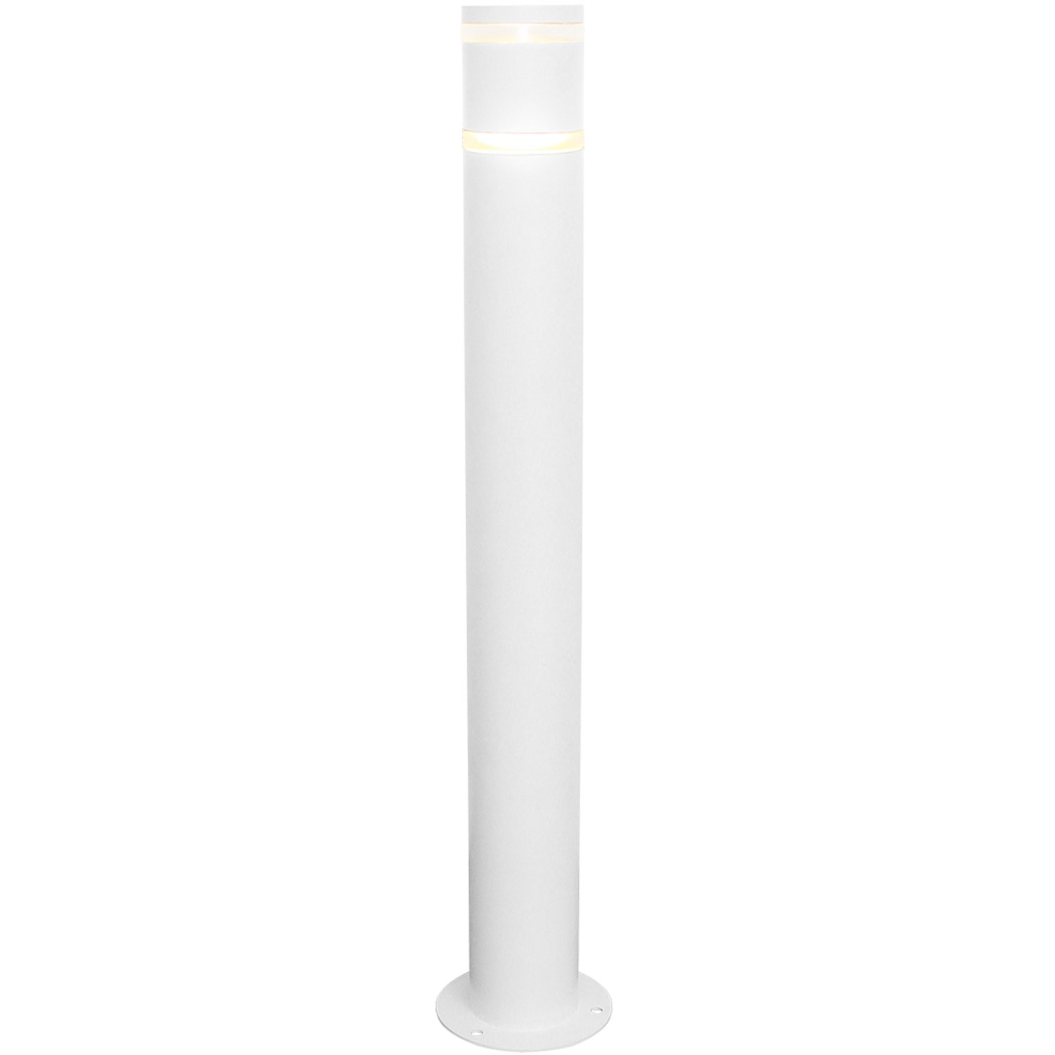 Nils Bollard Pollare 80cm E27-sockel IP44 Vit
