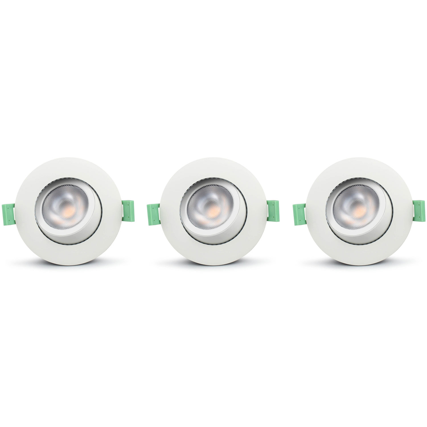 Ellen Infälld downlight Dim-to-Warm 520lm IP65 3-pack Vit