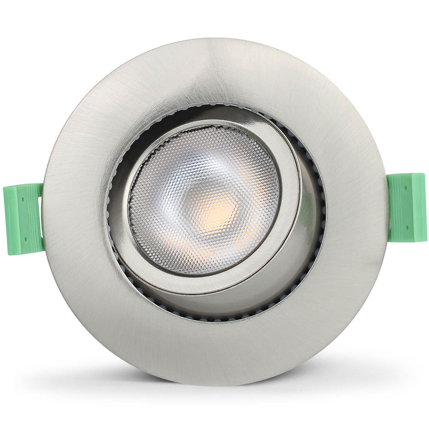 Ellen Infälld downlight Dim-to-Warm 520lm IP65 1-pack Borstad stål