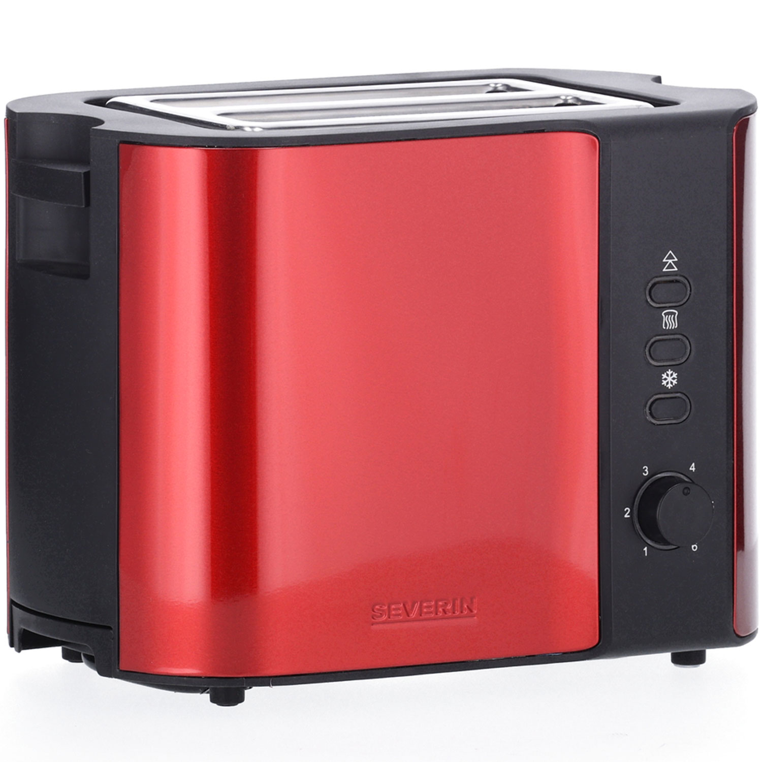 Brödrost 2 skivor 800W Chilli röd AT2217
