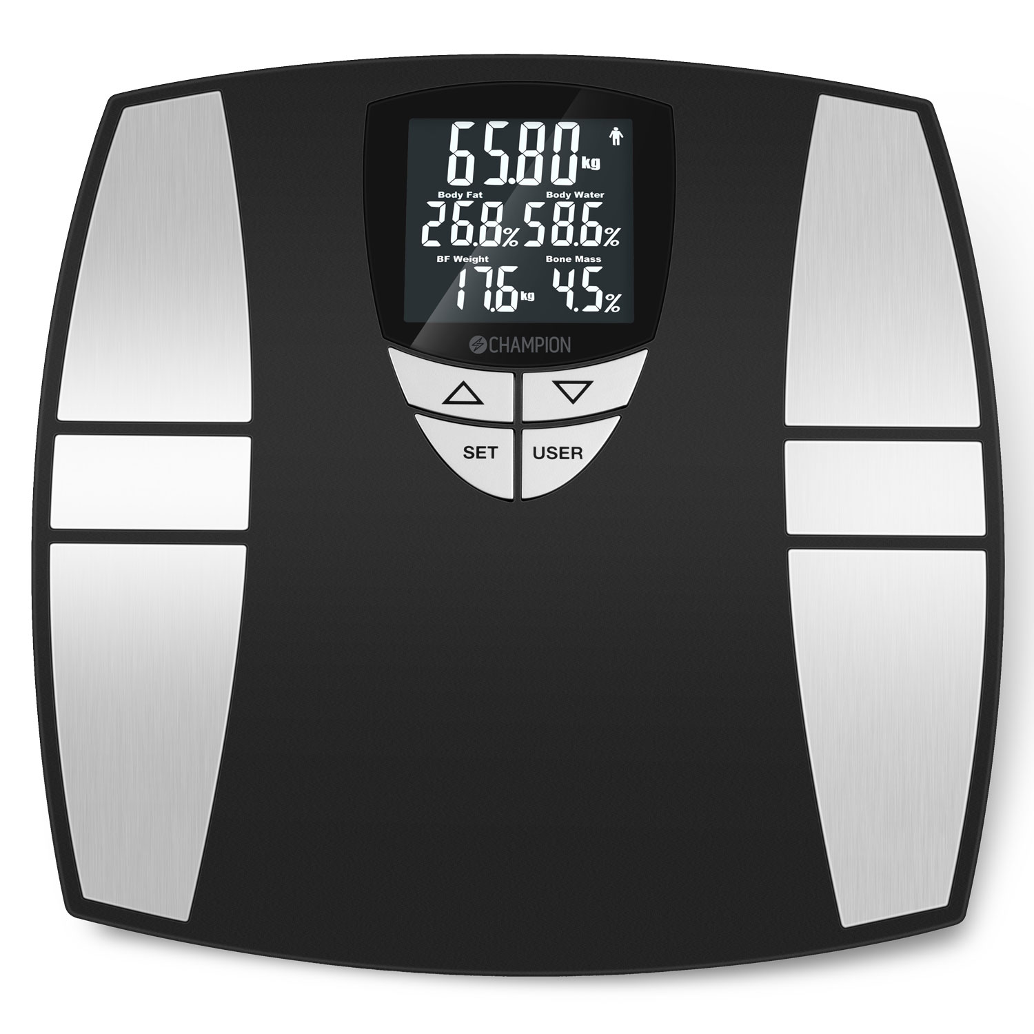 Personvåg Body Fat PV310 Svart/Silver