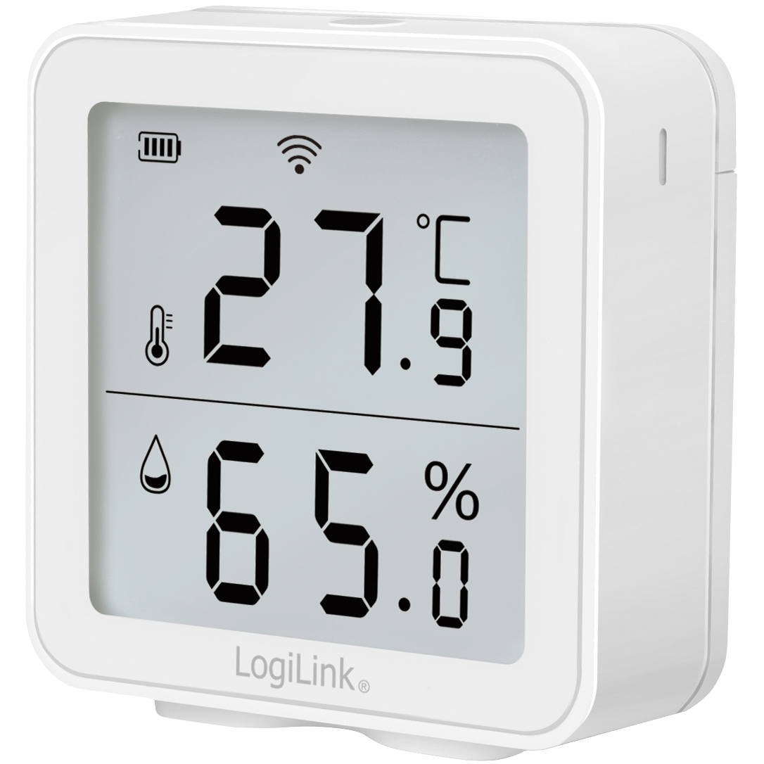 Smart Temp- & luftfuktighetssensor Wifi Tuya