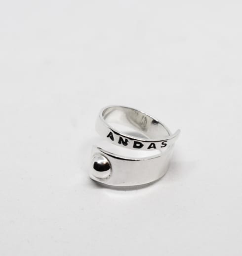 ANDAS-omlottring i silver