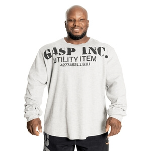 Thermal Gym Sweater, greymelange, xxxlarge