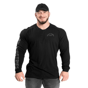 Throwback L/S Tee, black, xxxlarge