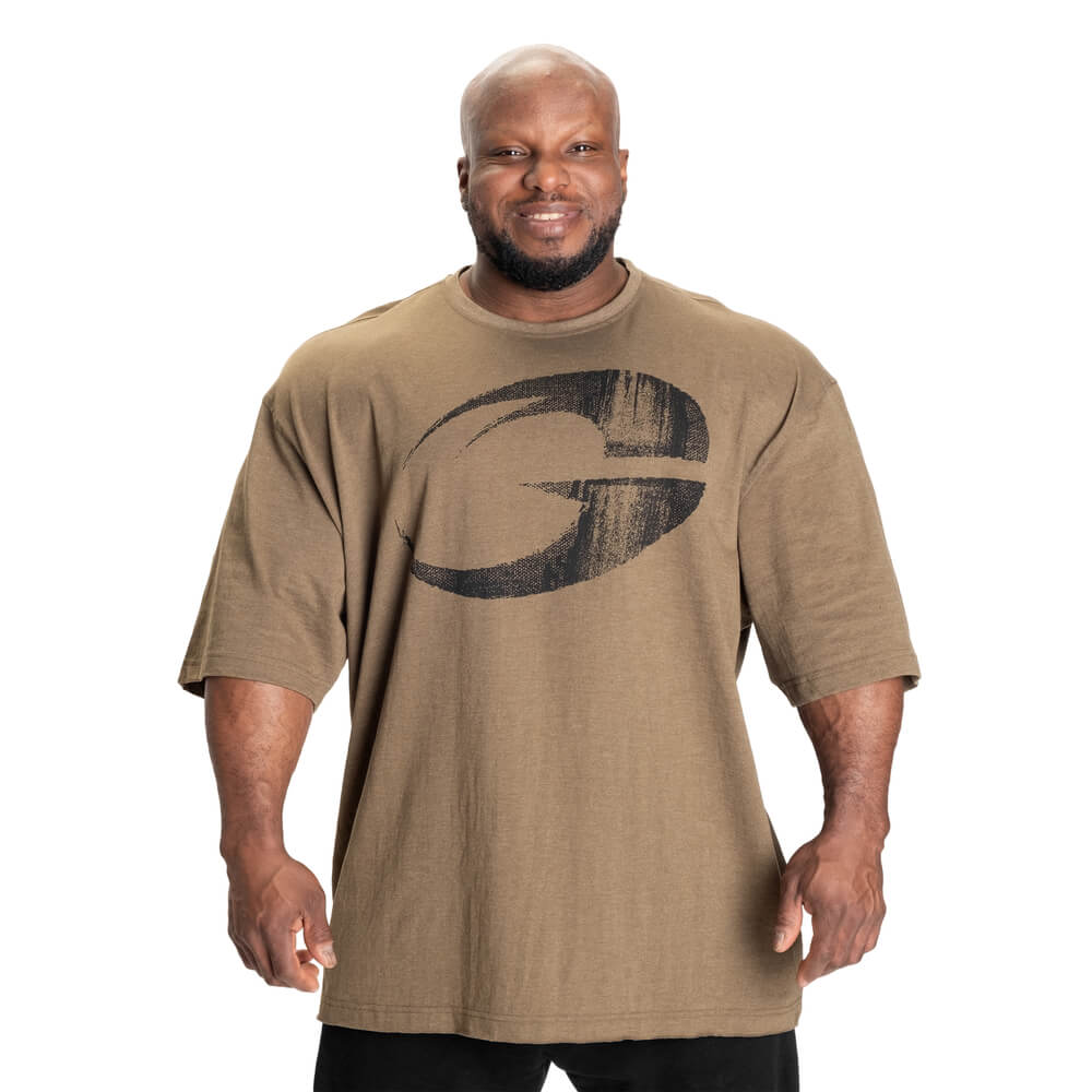 Pump Cover Iron Tee, army green melange, xxxlarge
