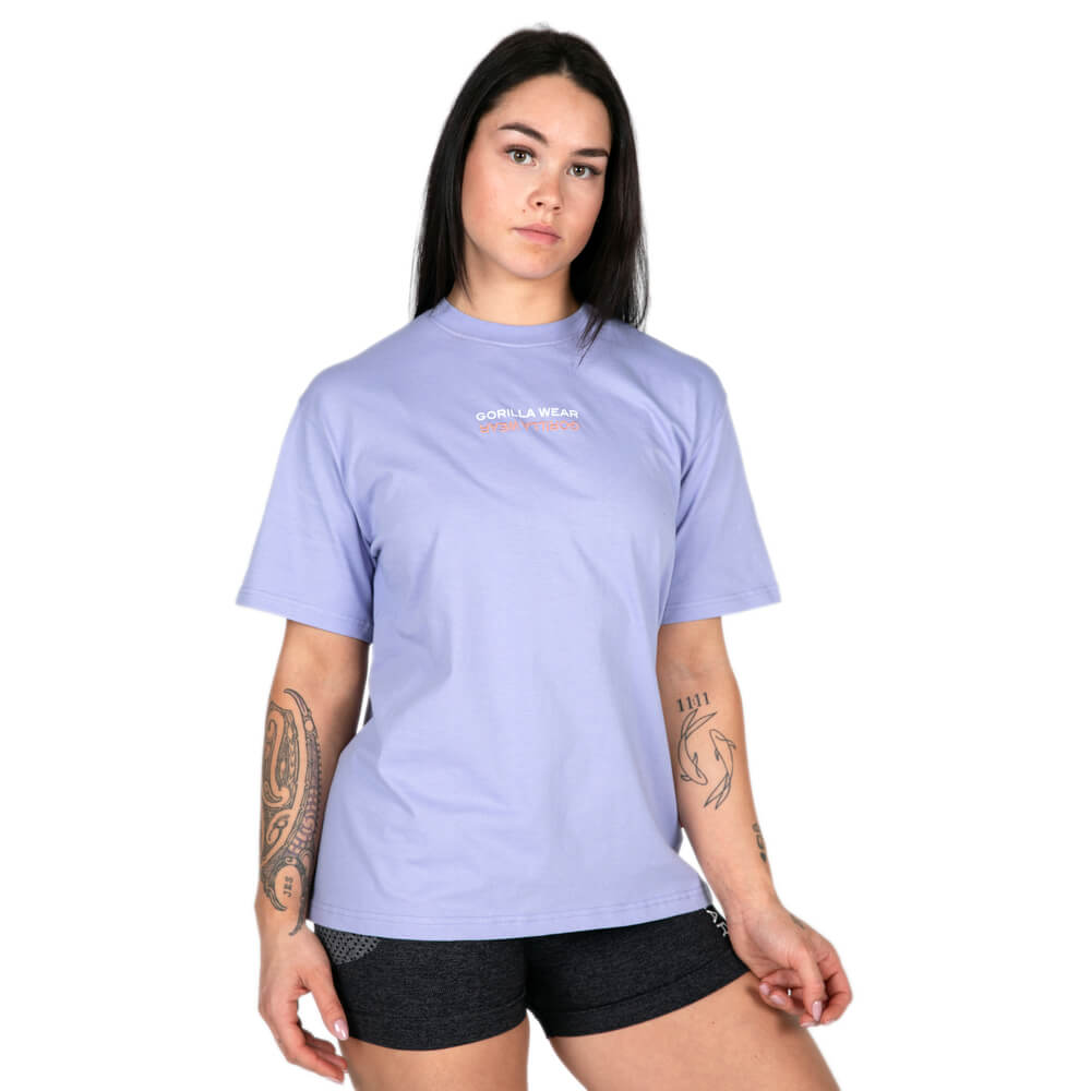 Medina Oversized T-Shirt, lilac, large
