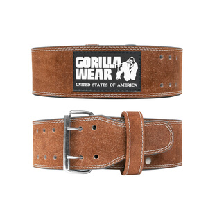 4 Inch Powerlifting Belt, brown, xxlarge/xxxlarge