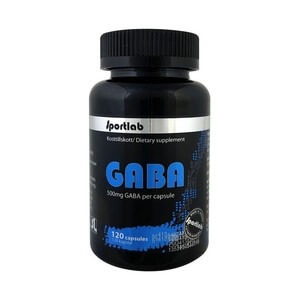 GABA, 120 kapslar, Sportlab