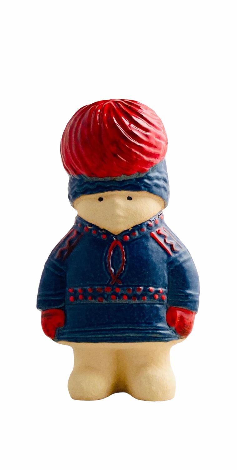 Gustavsberg - Figurin All världens barn Nils / Same Unicef design Lisa Larson