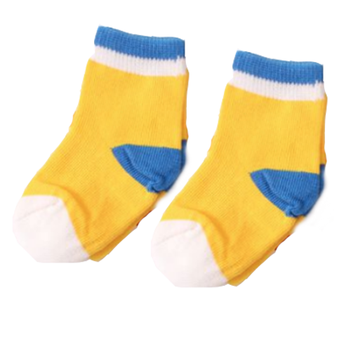 Sverige babysocka gul