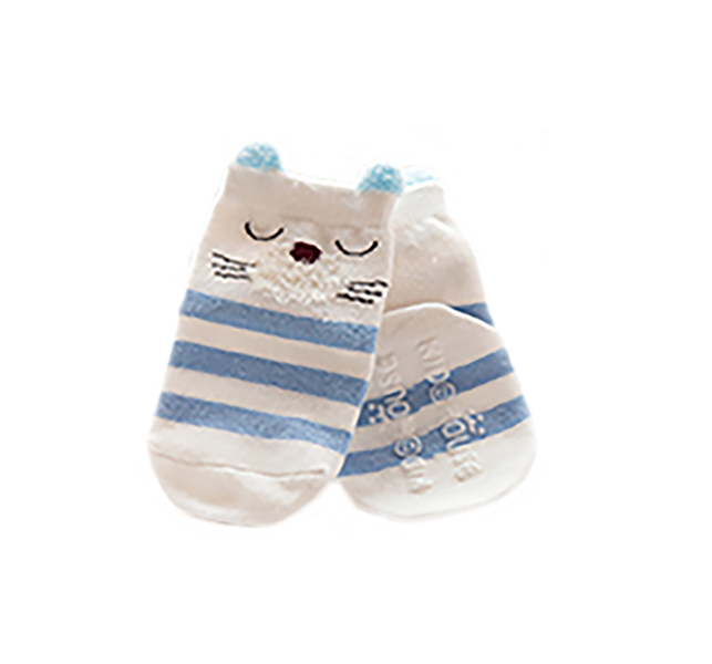 Roliga babysockor randig