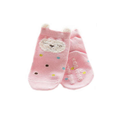 Roliga babysockor rosa