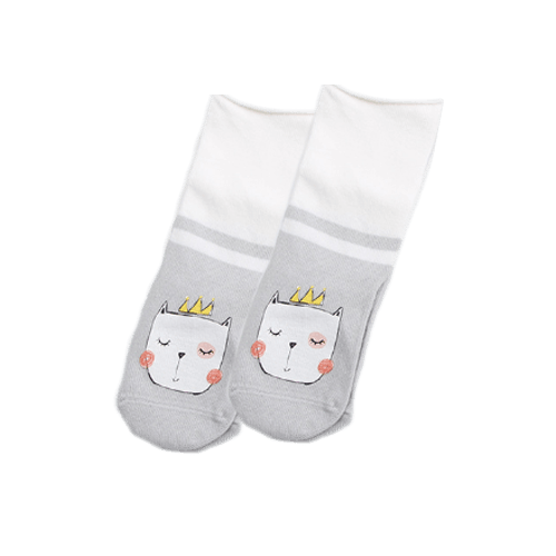 Krypa Babysocken grå