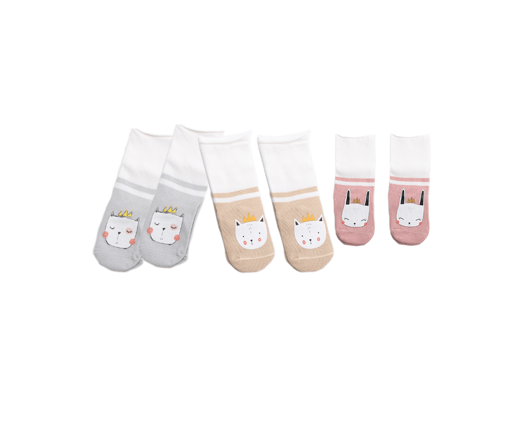 Krypa Babysocken 3-pack
