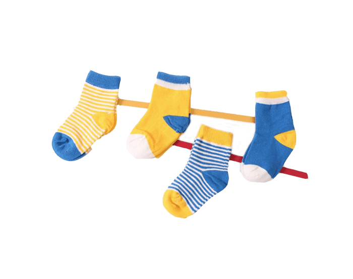 Sverige babysockor 4-pack