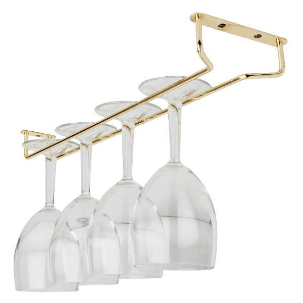 Glasrack från BarProfessional -  Glas rack 40 cm Mässing