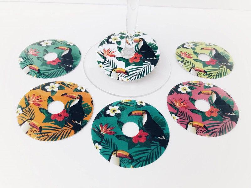 Koala Glasmarkörer - Toucans