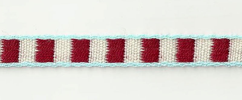 TEXTILBAND RÖD RUTA
