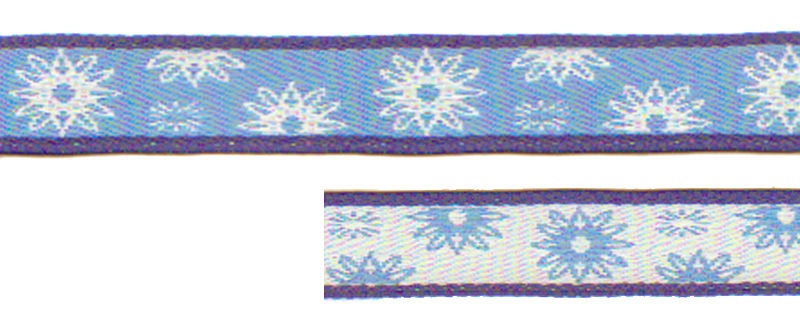 TEXTILBAND BLÅ STJÄRNA 