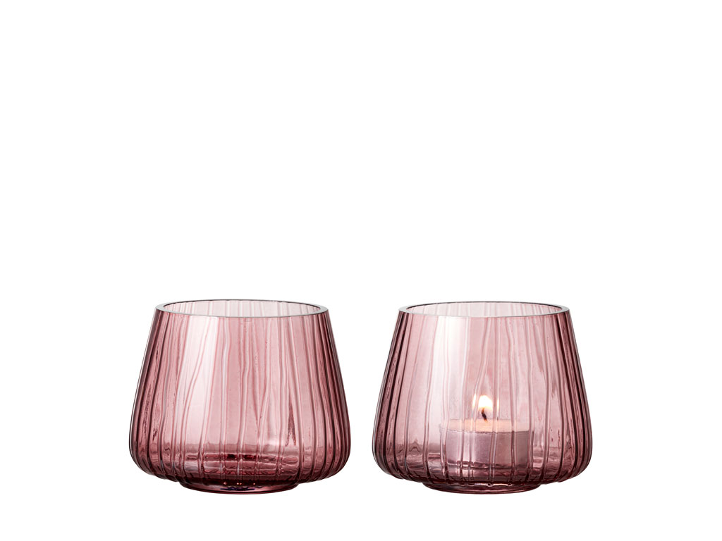 BITZ Kusintha Värmeljusstake 7,5 cm 2 st Pink