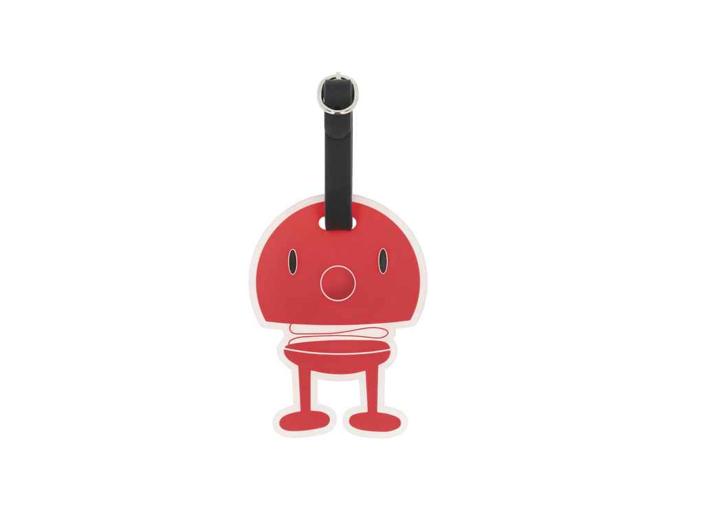 Hoptimist Bag tag Hoptimist 10,5 x 8 x 0,7 cm Red/röd