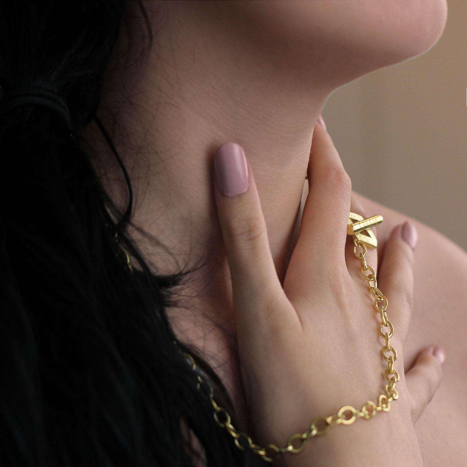 Halsband Guld Vermeil - 50