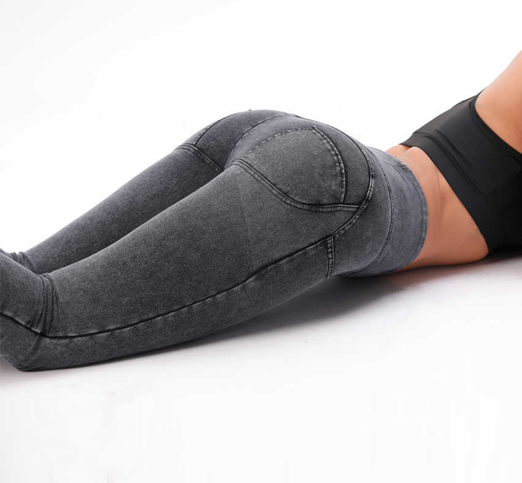 Denim tights dark