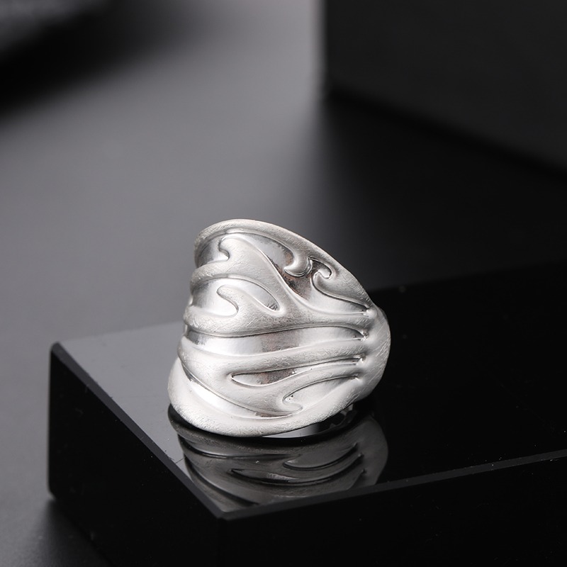 Ring Silver vågor