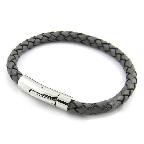 Läderarmband Jimi grått