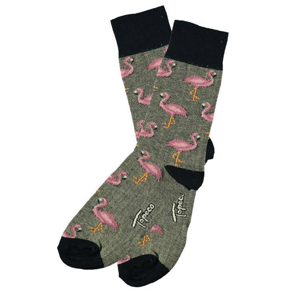 Herrstrumpor Flamingo Mörkmarin