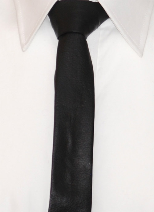 Skinnslips svart minimal