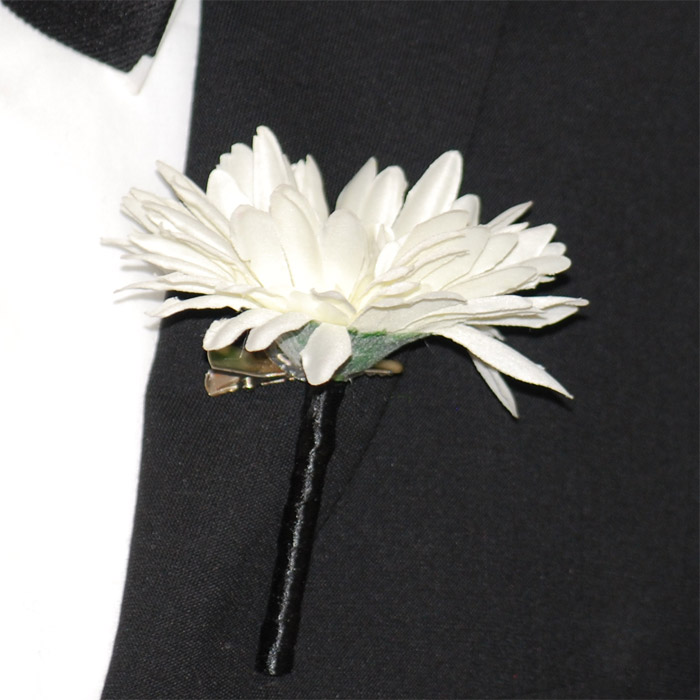 Corsage Krysantemum Vit