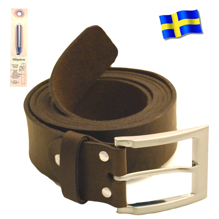 Läderbälte brun XL882B