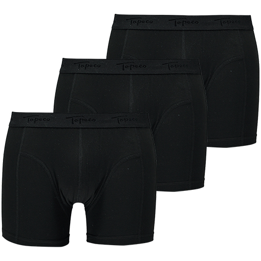 3-pack Herrboxer BAMBU Svart Topeco