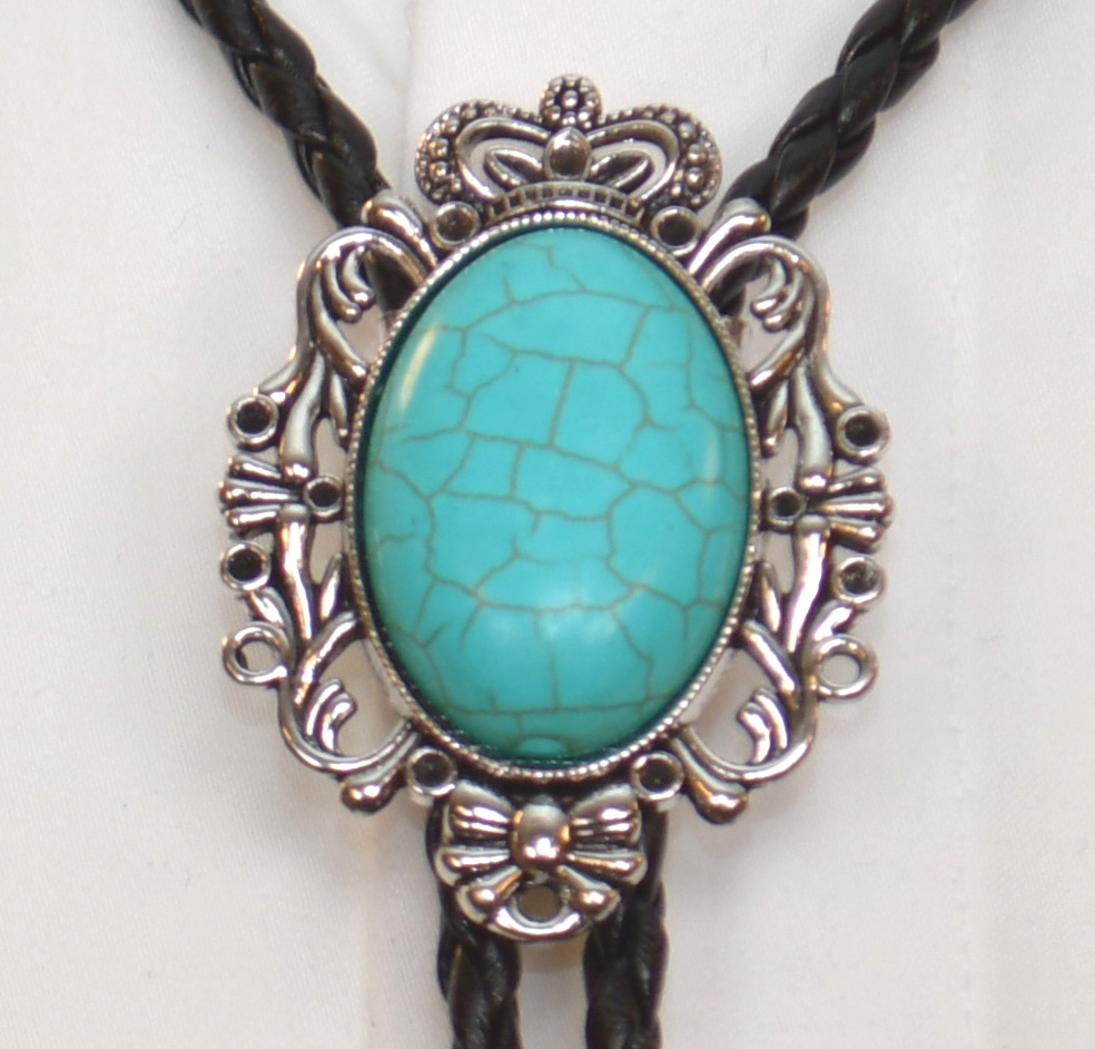 Bolotie CROWN FRAME EGGSHELL TURQOUI