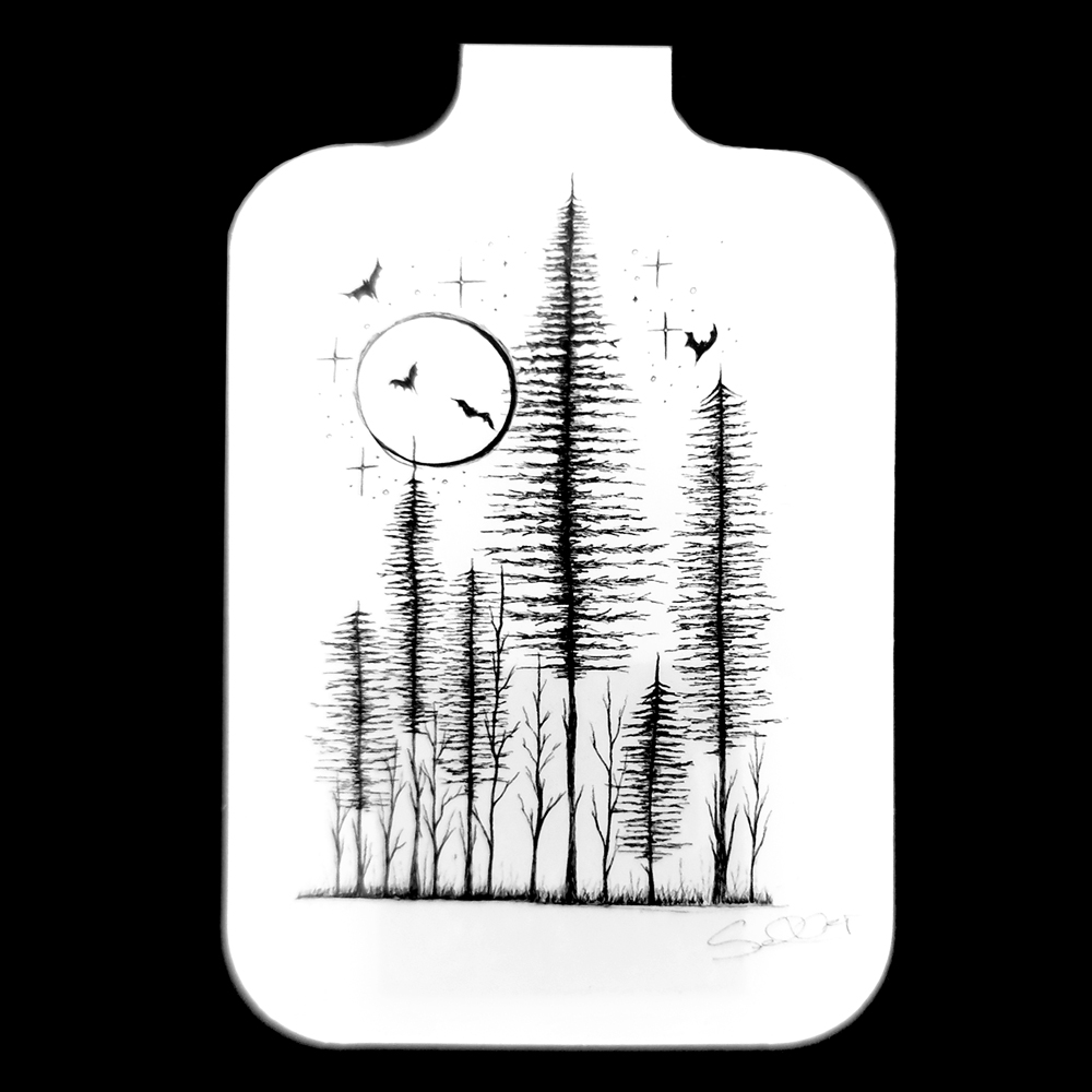 Magnetiskt bokmärke - Skog