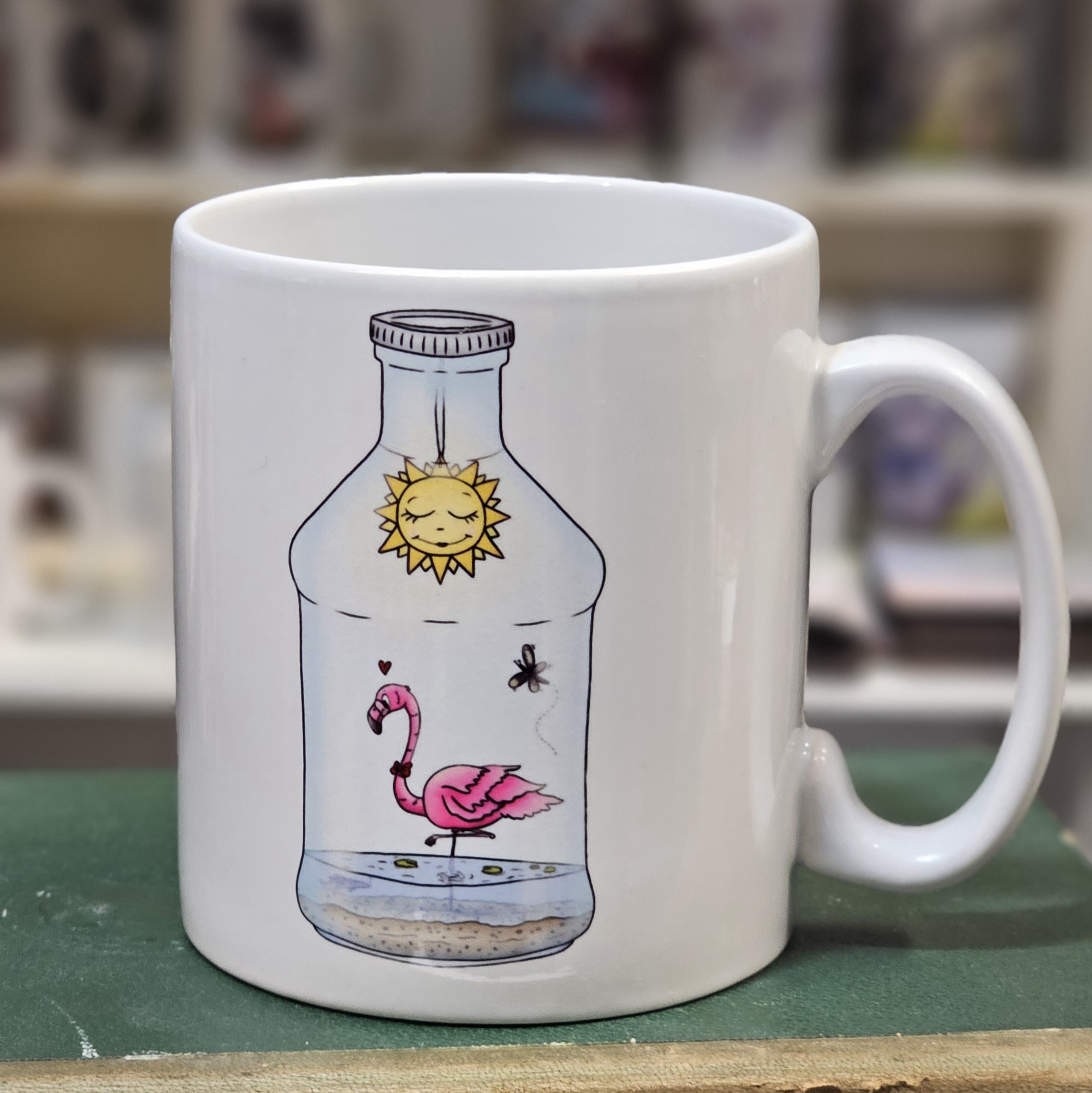 Mugg - Life in a jar, Flamingo