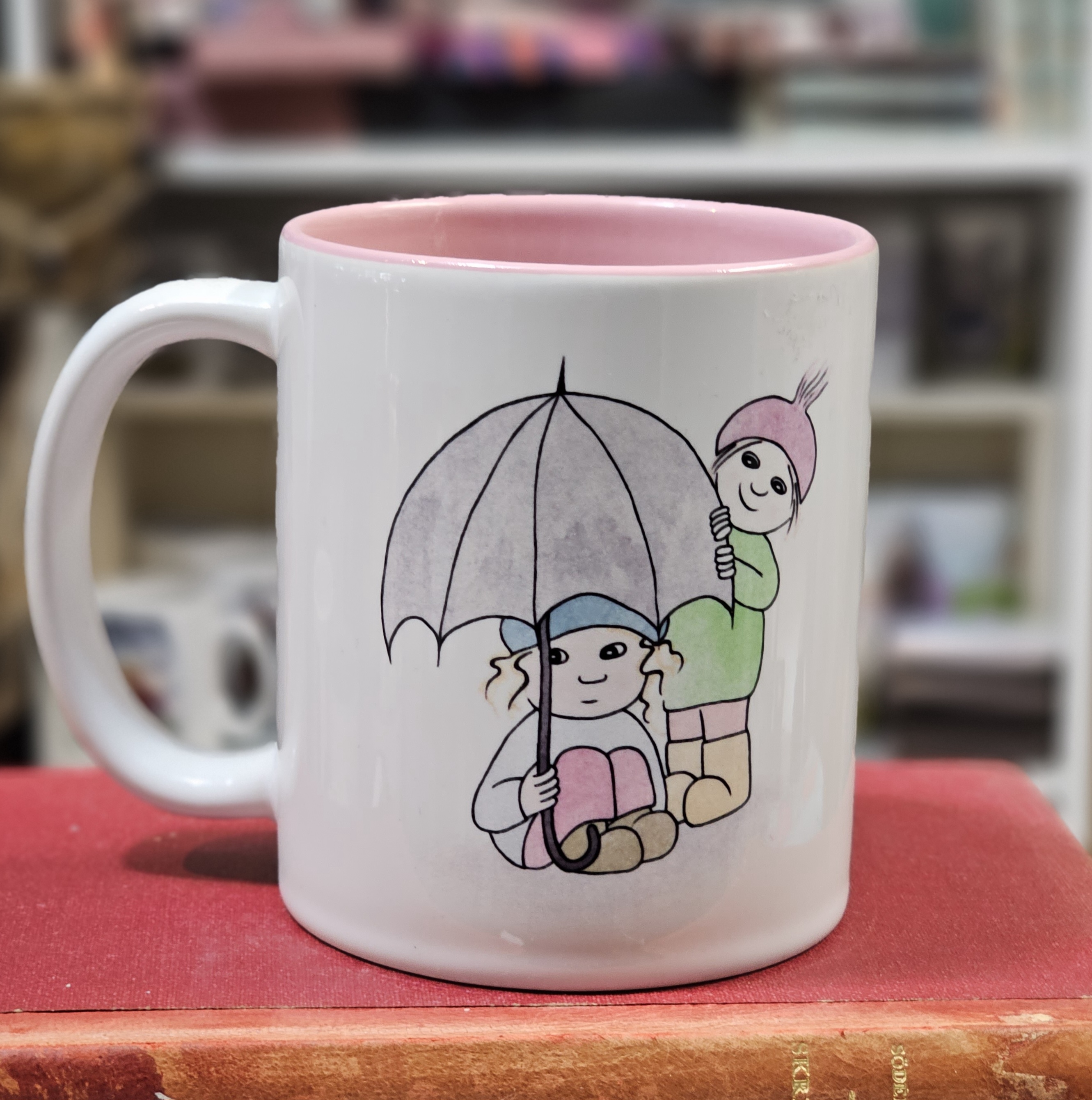 Mugg med rosa insida - Typiskt