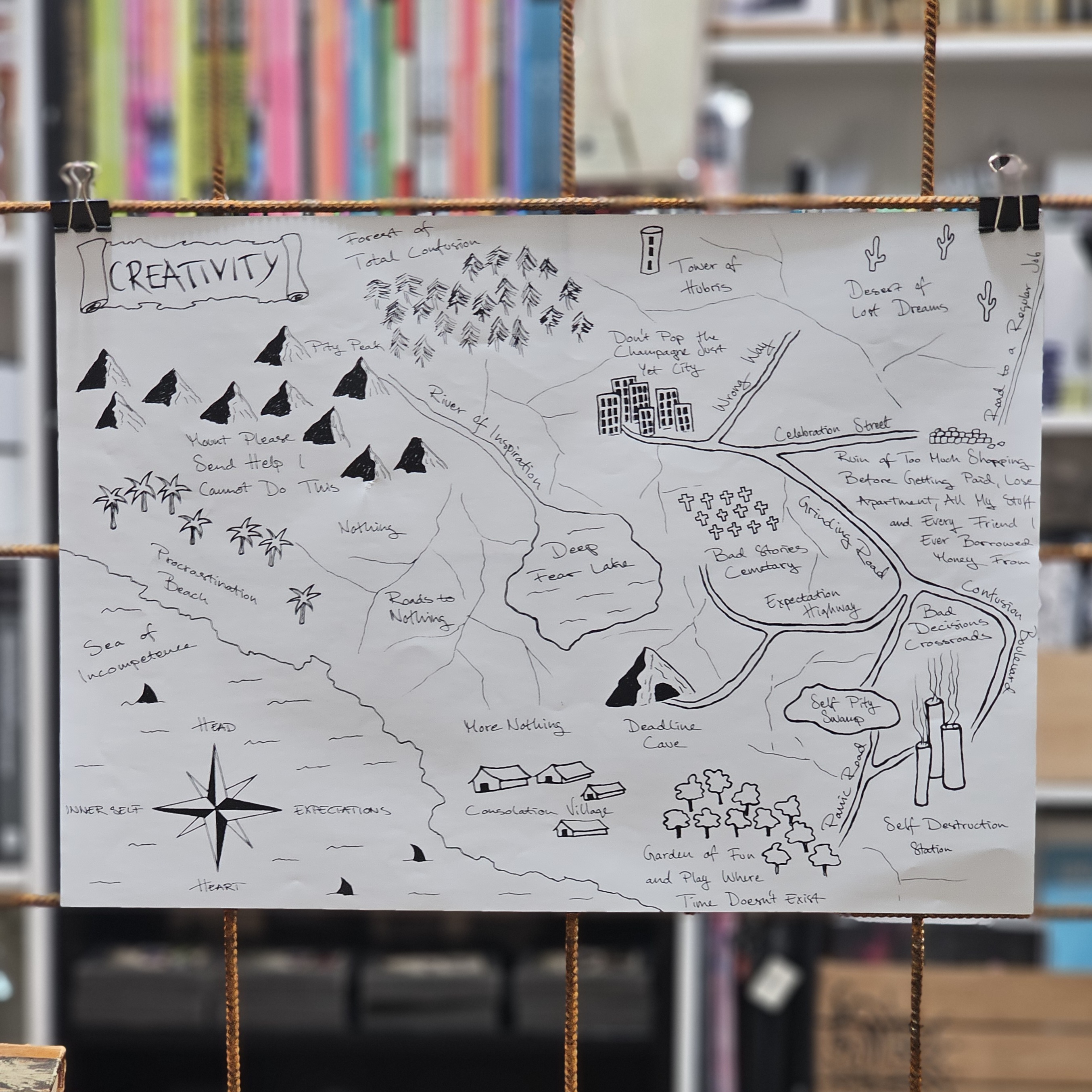 Affisch - Creativity Map
