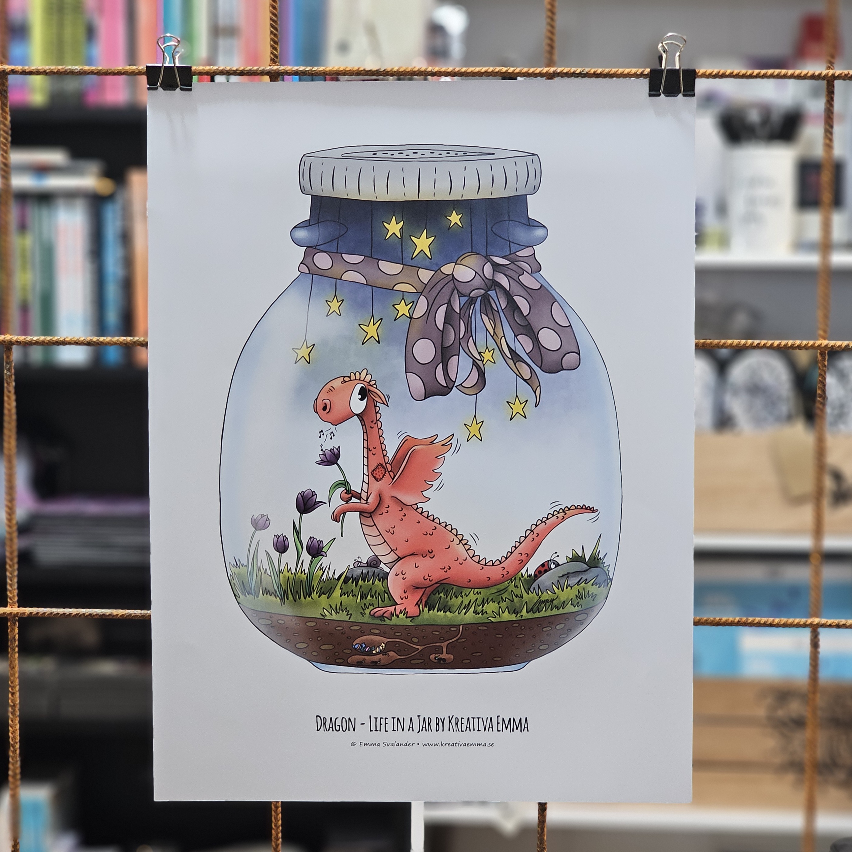 Affisch - Life in a jar, Dragon