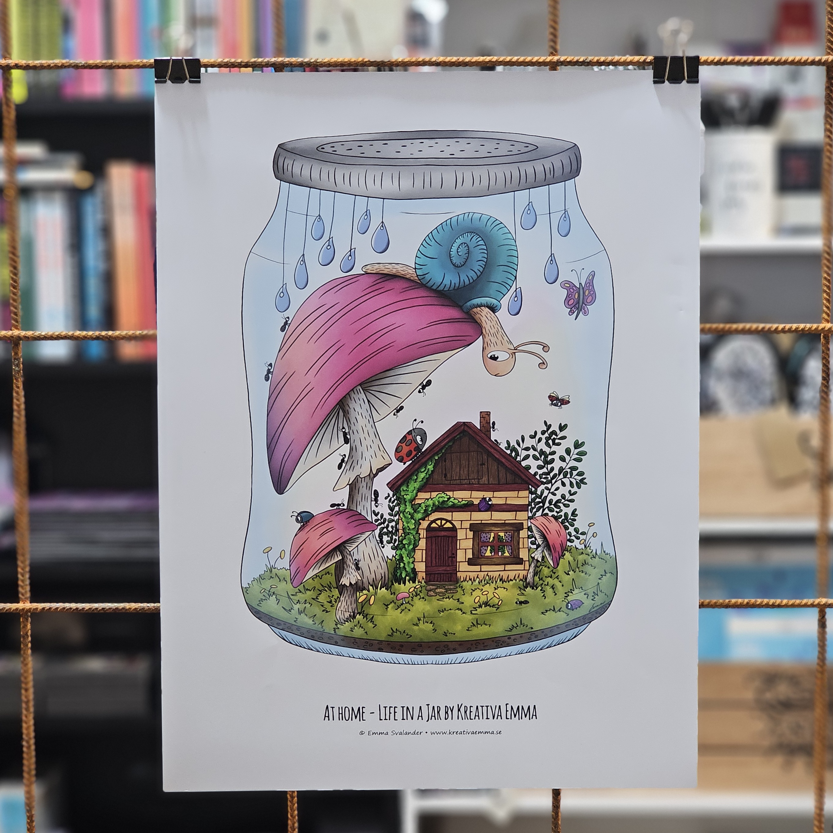 Affisch - Life in a jar, At home