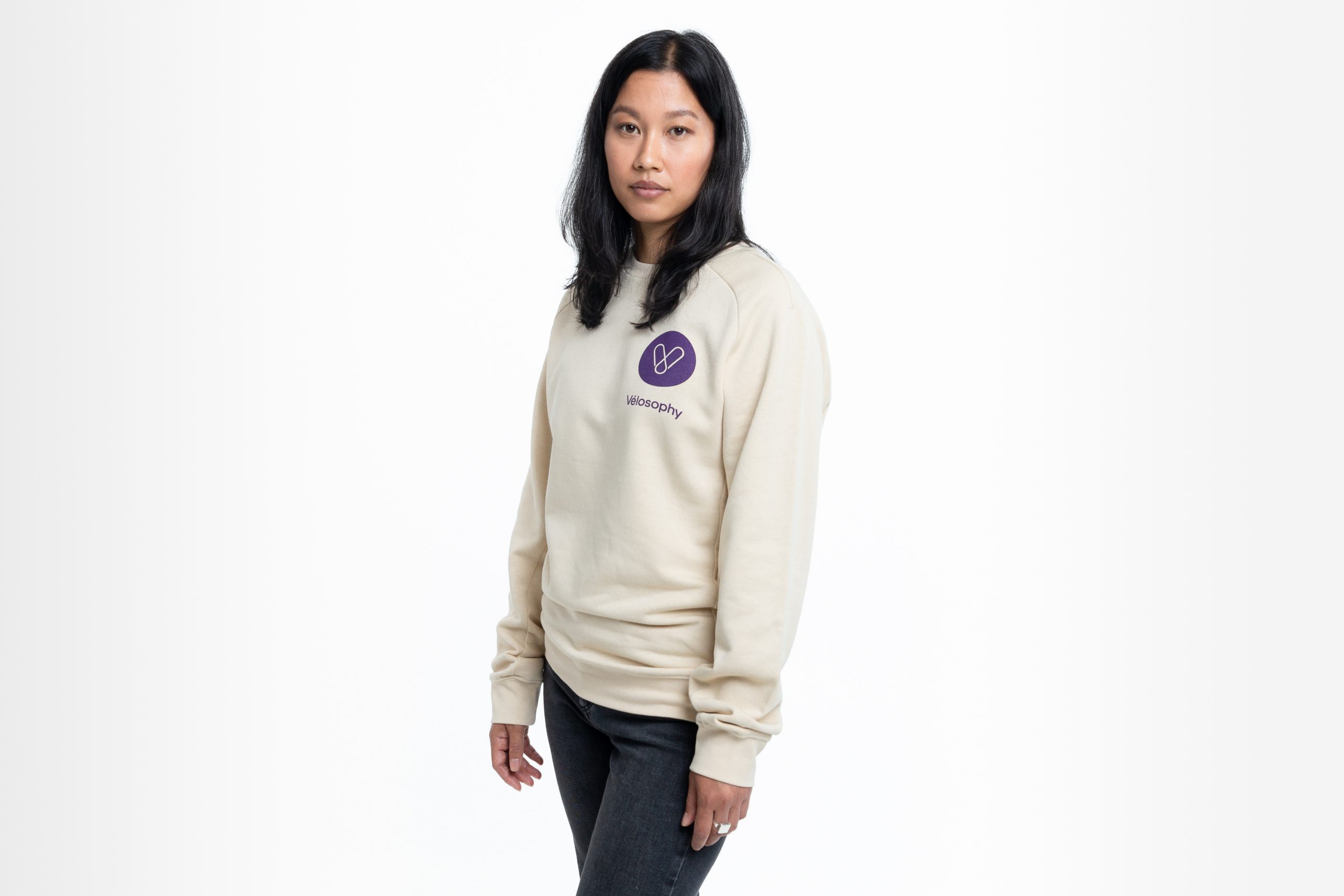 Vélosophy Sweatshirt Sand Small
