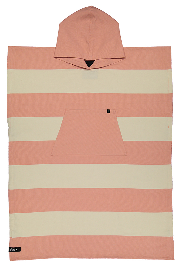 Badponcho/strandponcho Bedu korall vuxen.