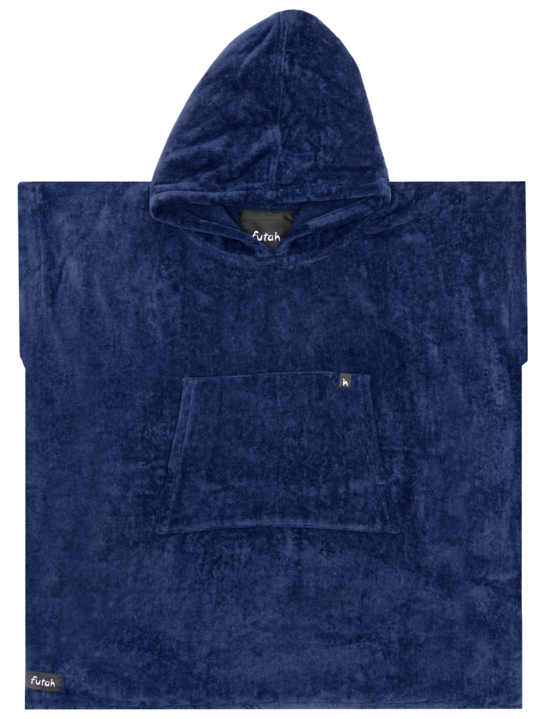 Badponcho/ombytesponcho. Ericeria frotte blå. Barn 4-8 år.