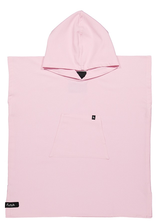 Badponcho/strandponcho. Ericeira rosa. Barn ca 4-8 år.