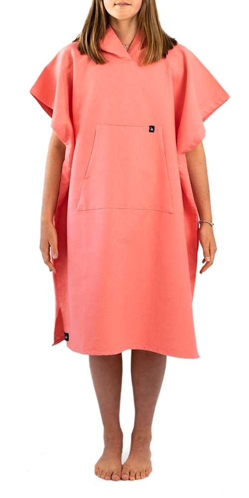 Badponcho/strandponcho Ericeira korall barn 10-15 år.